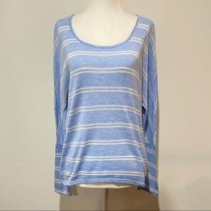Self Esteem Knit Pullover Striped Top in Size XL